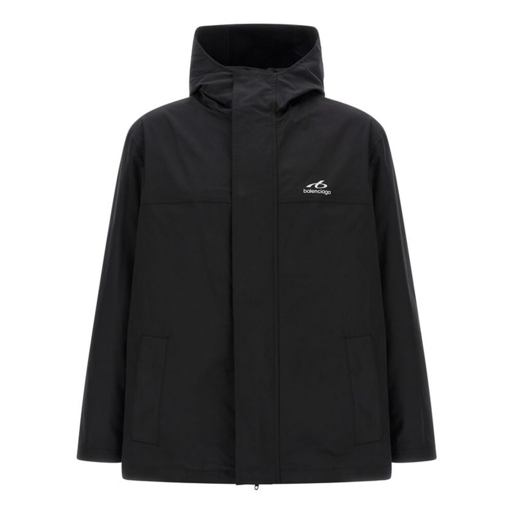 Balenciaga Black Polyester Men's Parka